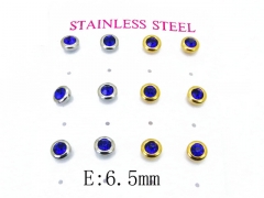 HY Stainless Steel Small Crystal Stud-HY59E0613PL