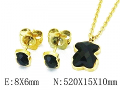HY 316L Stainless Steel jewelry Bears Set-HY90S0619HPX