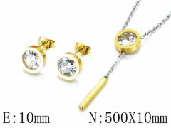 HY 316L Stainless Steel jewelry CZ Set-HY59S1267NL