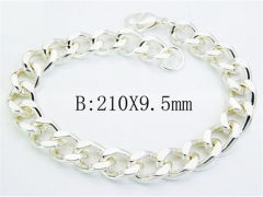 HY Wholesale Stainless Steel Plating Silver Bracelets-HY70B0405LZ