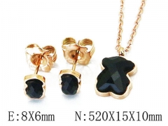 HY 316L Stainless Steel jewelry Bears Set-HY90S0620IZZ