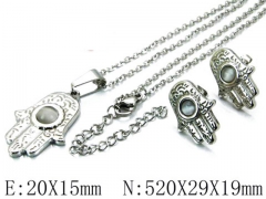 HY Wholesale 316L Stainless Steel jewelry Pearl Set-HY06S0699H20
