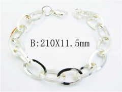 HY Wholesale Stainless Steel Plating Silver Bracelets-HY70B0411LZ