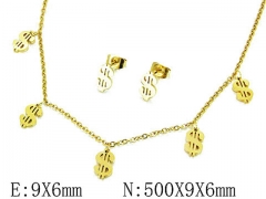 HY Wholesale 316L Stainless Steel jewelry Pearl Set-HY59S1479OL