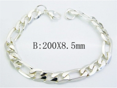 HY Wholesale Stainless Steel Plating Silver Bracelets-HY70B0408LZ