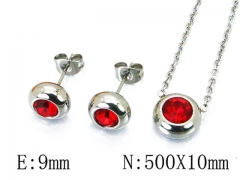 HY 316L Stainless Steel jewelry CZ Set-HY59S1519LD