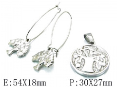 HY Stainless Steel jewelry Plant Style Set-HY06S0678H10