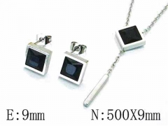 HY 316L Stainless Steel jewelry CZ Set-HY59S1262NW