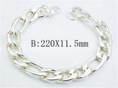 HY Wholesale Stainless Steel Plating Silver Bracelets-HY70B0407MZ