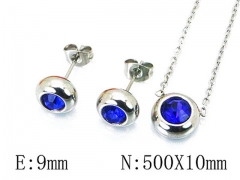 HY 316L Stainless Steel jewelry CZ Set-HY59S1523LE