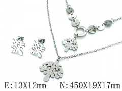 HY Stainless Steel jewelry Plant Style Set-HY59S1498OL