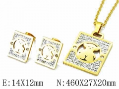 HY 316L Stainless Steel jewelry Bears Set-HY02S2661HKS