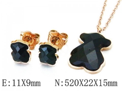 HY 316L Stainless Steel jewelry Bears Set-HY90S0616IHD