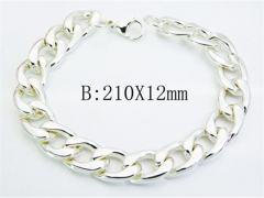 HY Wholesale Stainless Steel Plating Silver Bracelets-HY70B0410MZ