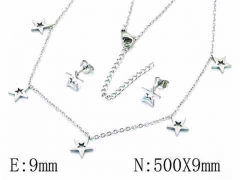 HY Wholesale 316L Stainless Steel jewelry Pearl Set-HY59S1257NV