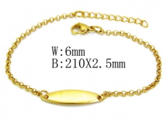 HY Wholesale 316L Stainless Steel Bracelets-HY70B0376KZ