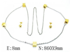 HY Wholesale 316L Stainless Steel jewelry Pearl Set-HY59S1252HMW