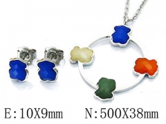 HY 316L Stainless Steel jewelry Bears Set-HY90S0610HNF