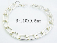 HY Wholesale Stainless Steel Plating Silver Bracelets-HY70B0409LZ