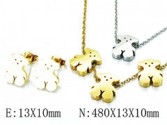 HY 316L Stainless Steel jewelry Bears Set-HY02S2717HMF