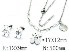 HY 316L Stainless Steel jewelry Bears Set-HY02S2705HLS