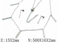 HY Wholesale 316L Stainless Steel jewelry Pearl Set-HY59S1258NW