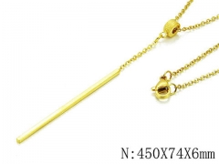 HY Wholesale 316L Stainless Steel Necklace-HY06N0101PW