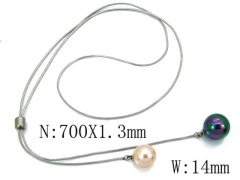 HY Wholesale 316L Stainless Steel Necklace-HY06N0001H20