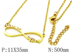 HY Wholesale 316L Stainless Steel Necklace-HY06N0105PD