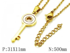 HY Wholesale 316L Stainless Steel Necklace-HY06N0107HRR