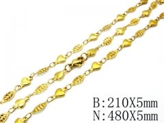 HY Wholesale Necklaces Bracelets Sets-HY40S0167ML
