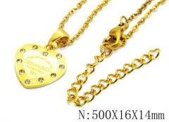 HY Wholesale 316L Stainless Steel Necklace-HY06N0010OZ