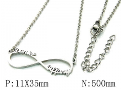 HY Wholesale 316L Stainless Steel Necklace-HY06N0104NB