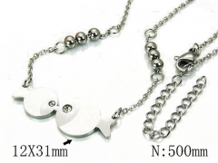 HY Wholesale 316L Stainless Steel Necklace-HY06N0108NV