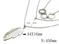 HY Wholesale 316L Stainless Steel Necklace-HY06N0103HIE