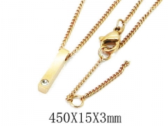 HY Wholesale 316L Stainless Steel Necklace-HY06N0500PE