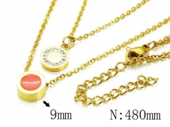 HY Wholesale 316L Stainless Steel Necklace-HY06N0111HJF