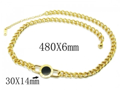 HY Wholesale 316L Stainless Steel Necklace-HY54N0384HIE