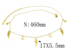 HY Wholesale 316L Stainless Steel Necklace-HY54N0381HIT