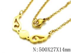 HY Wholesale 316L Stainless Steel Necklace-HY54N0352LQ