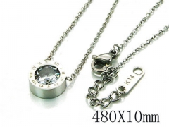 HY Stainless Steel 316L CZ Necklaces-HY93N0150LLX