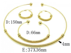 HY Wholesale 316L Stainless Steel jewelry Popular Set-HY58S0139HOE