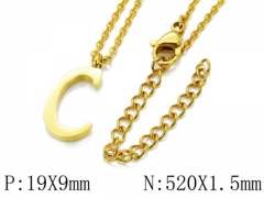 HY Wholesale 316L Stainless Steel Font Necklace-HY79N0060MLC