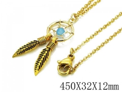 HY Wholesale 316L Stainless Steel Necklace-HY64N0040HKD