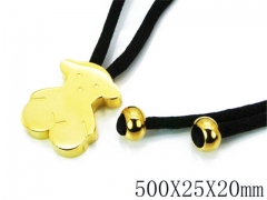 HY Stainless Steel 316L Necklaces (Bear Style)-HY68N0033H20