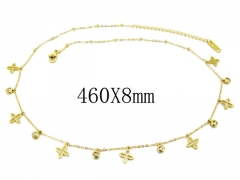 HY Wholesale 316L Stainless Steel Necklace-HY54N0379HIC