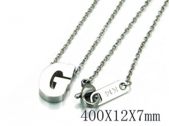 HY Wholesale 316L Stainless Steel Font Necklace-HY93N0007JLB