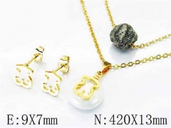 HY 316L Stainless Steel jewelry Bears Set-HY26S0057M5