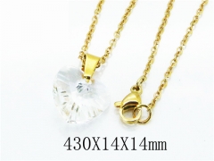 HY Wholesale 316L Stainless Steel Lover Necklace-HY12N0107JLS