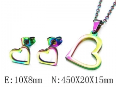 HY 316L Stainless Steel Lover jewelry Set-HY58S0600JS